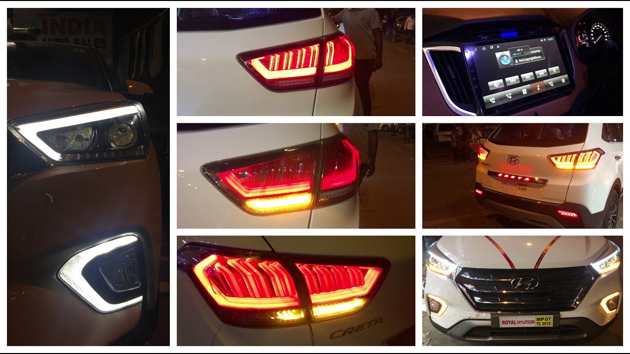 CRETA TAIWAN HEADLIGHTS🤩 I HYUNDAI CRETA 2019 I  BASE CONVERT TO TOP I RD AUTO FOLDING RELAY