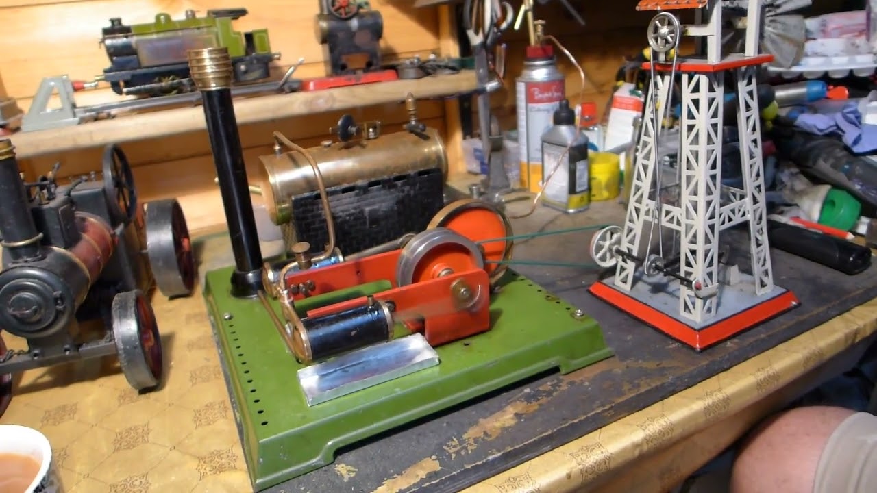 STWWW VIDEO 8 THE 2ND STEAM OF MY 1930'S  BING 10-147-2 TWIN CYLINDER ENGINE