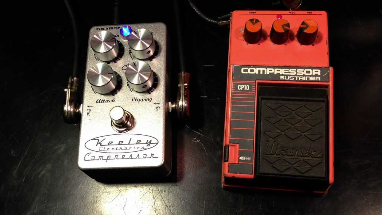 Keeley Compressor C4 vs Vintage MIJ Ibanez CP10 Compressor