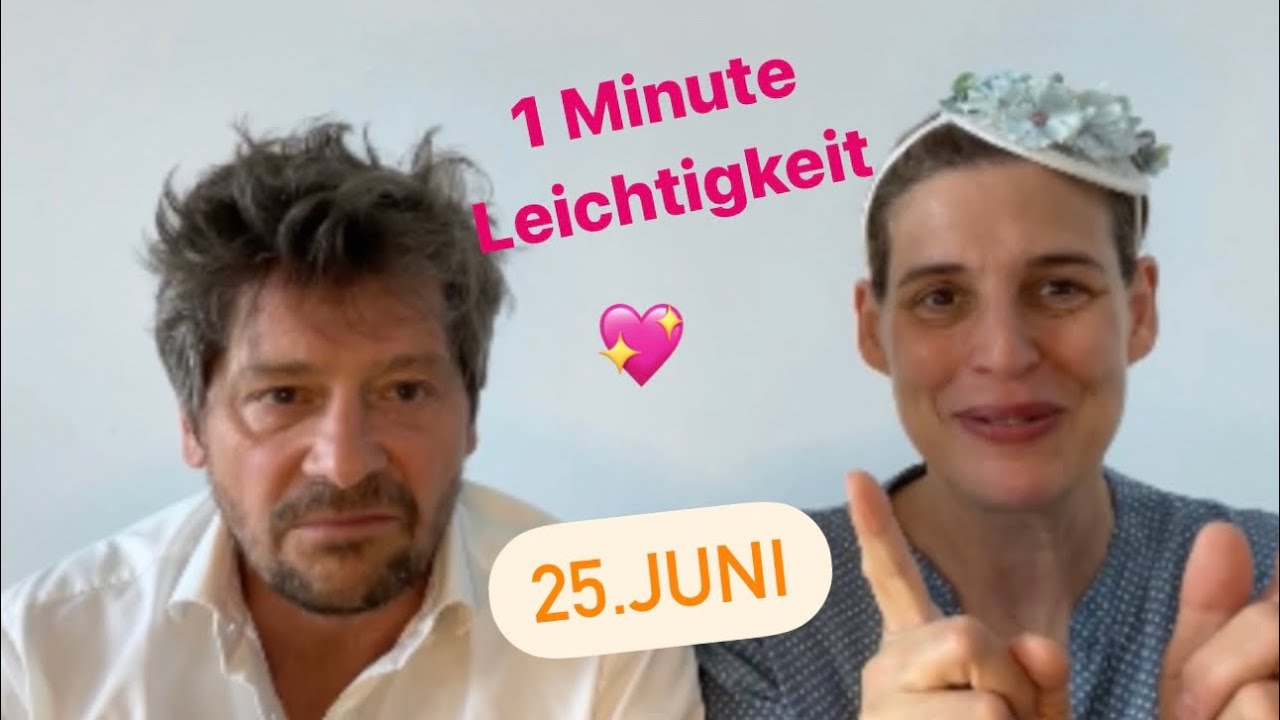 1 Minute Leichtigkeit ❤️