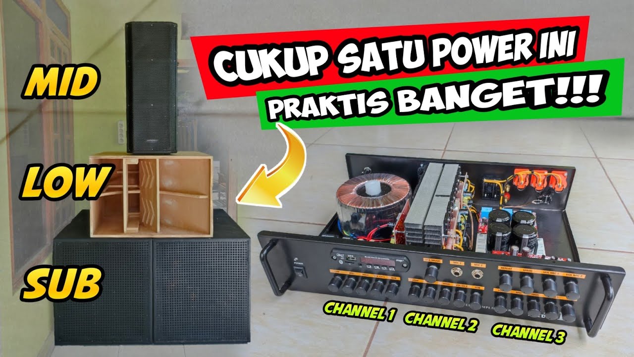 POWER 3 CHANNEL PRAKTIS FITUR SANGAT LENGKAP!!! tonton dijamin gak rugi