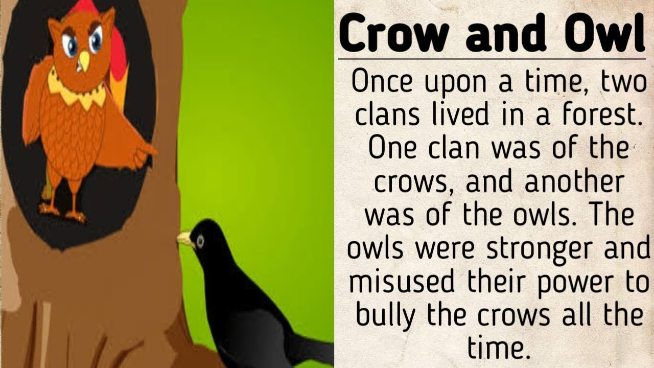 Interesting bedtime Story| Crows and Owls |Full Story in English |Story for everyone|Storytelling