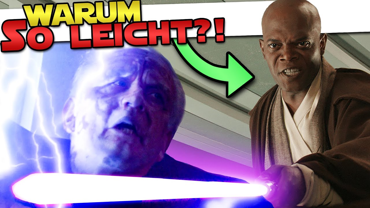Warum MACE WINDU PALPATINE so leicht besiegen konnte - STAR WARS