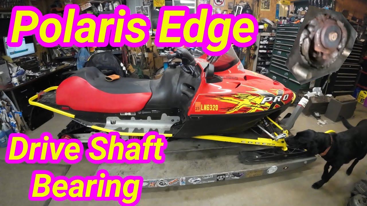 Polaris Edge Drive Shaft Bearings. Classic Polaris Trailing Arm Indy Snowmobile Repair.