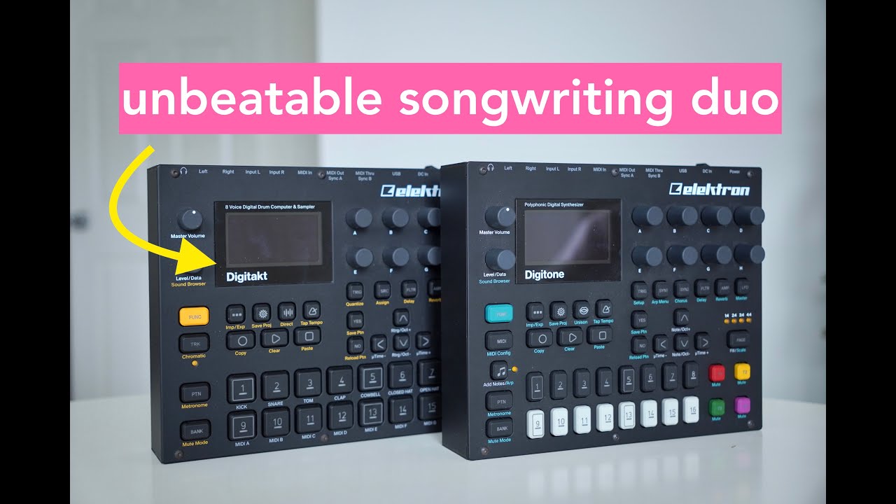 Digitakt & Digitone Song Writing Tutorial + Sound Design Tips