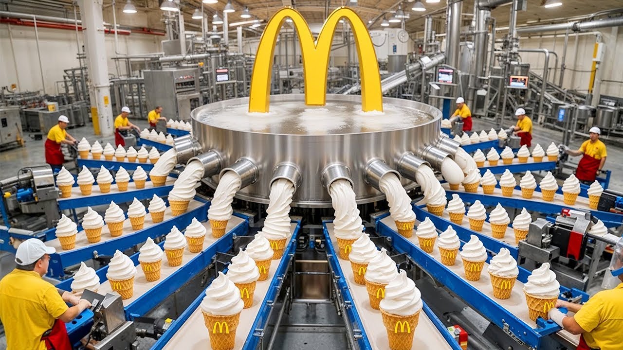 How It's Made: McDonald’s Ice Cream, Fruit Juice, Paper Drinking Straws