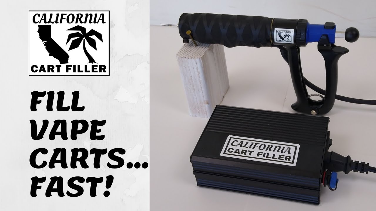 CALIFORNIA CART FILLER - START VAPE CART BUSINESS! CALIFORNIACARTFILLER.COM - CARTRIDGE FILLING GUN