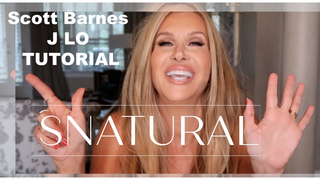 "SNATURAL"~  Tati & Scott Barnes' JLo Makeup Look Tutorial | Women Over 45