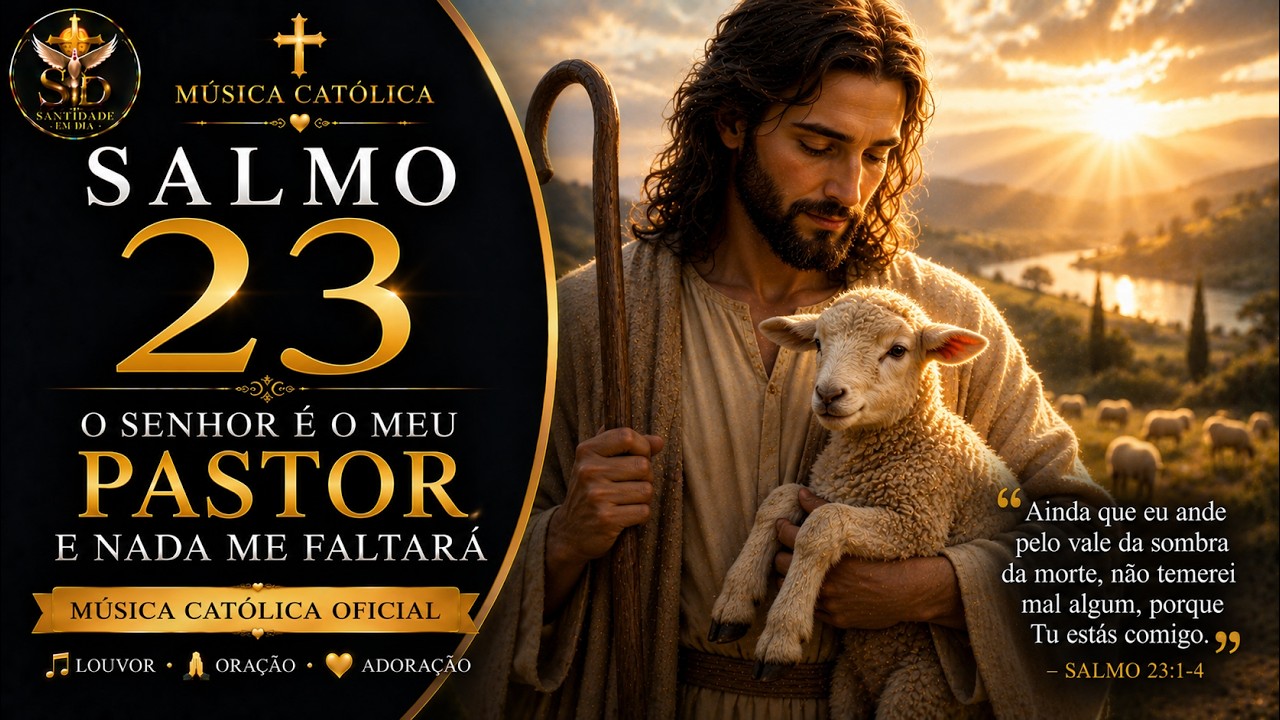 Salmo 23: O Senhor é Meu Pastor - Música #salmos #salmo #musica #louvor #gospelmusic