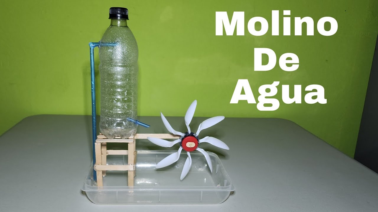 Cómo Hacer un Molino de Agua para la Escuela | Proyectos Casero
