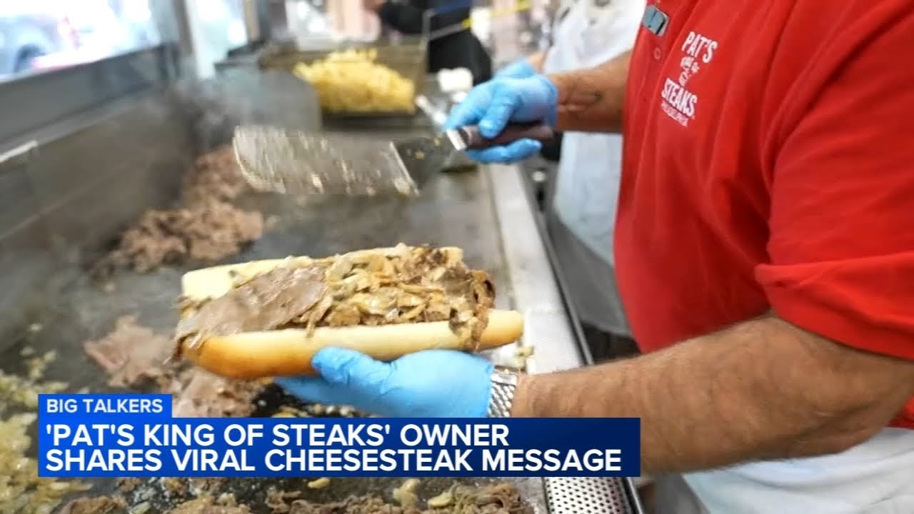 Pat's King of Steaks owner shares viral message after cheesesteak criticism