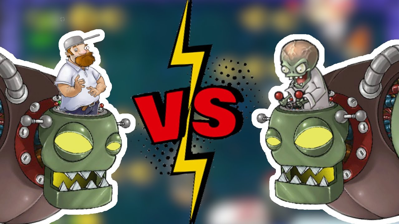 Craze Dave VS. Zombiess boss PVZ PLUS Plants vs zombies