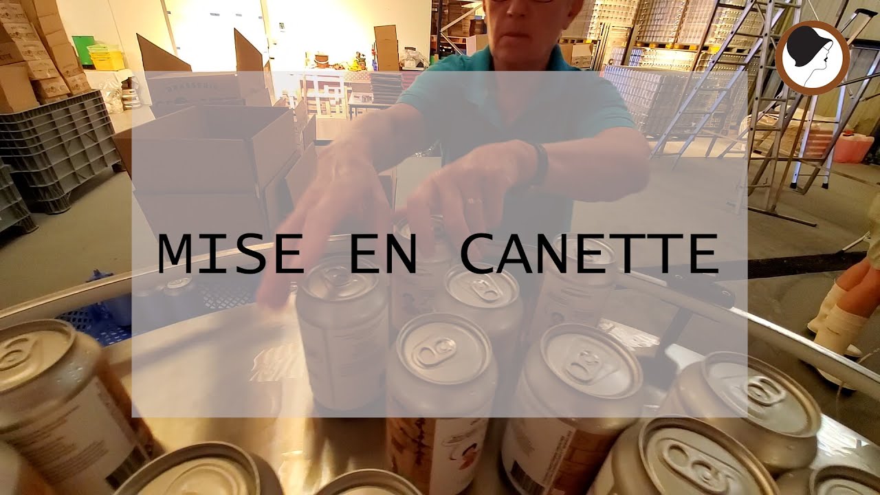 Mise en canette &agrave; la Brasserie Georgette