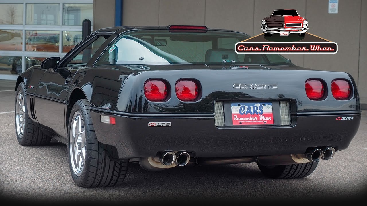 Первый год выпуска ZR1 Corvette C4 LT5 DOHC V8 6-ступенчатая коробка передач 1990 Chevrolet Class...