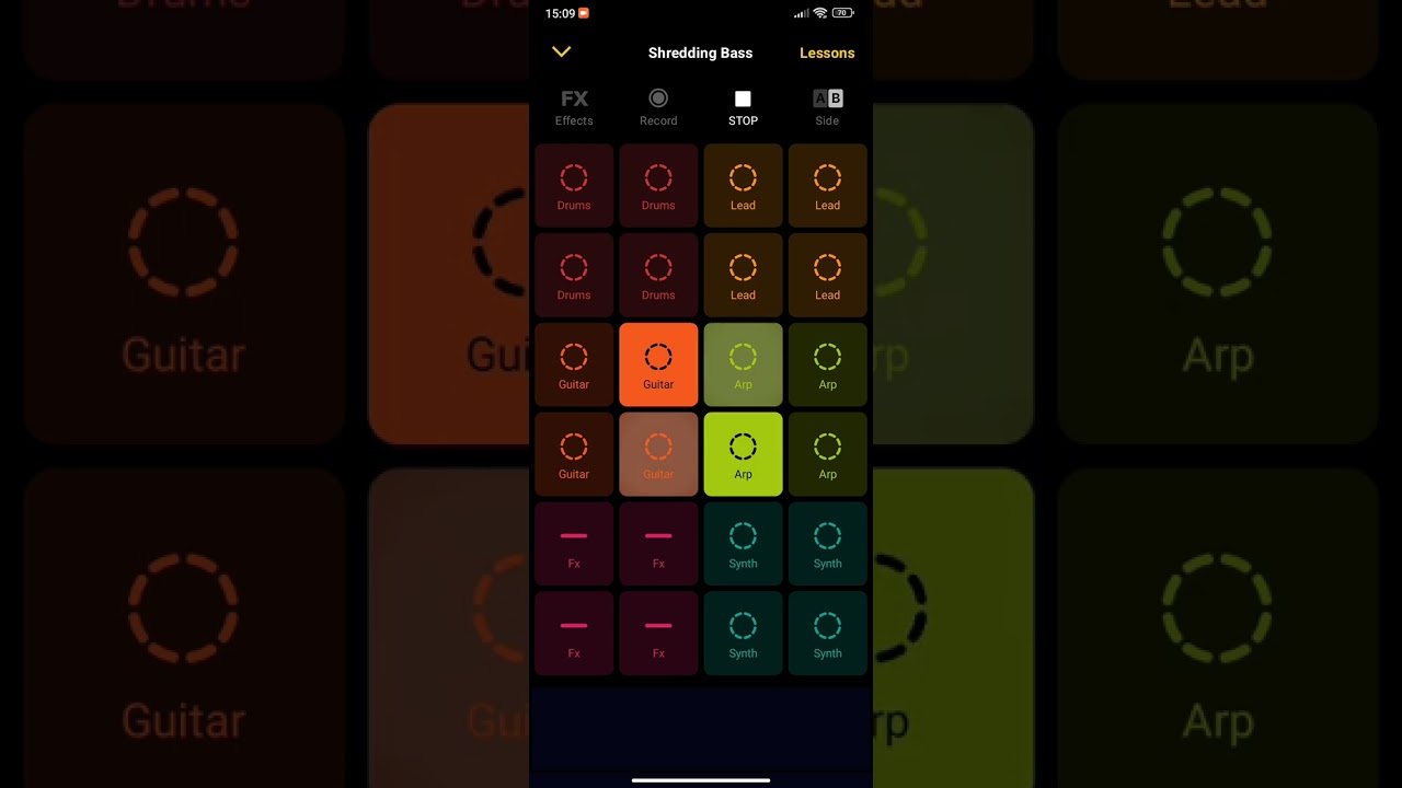 Groove pad 