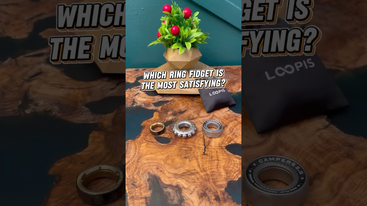 Which ring fidget is your favorite? ⚙️ #ringfidget #fidgets #edc #loopis