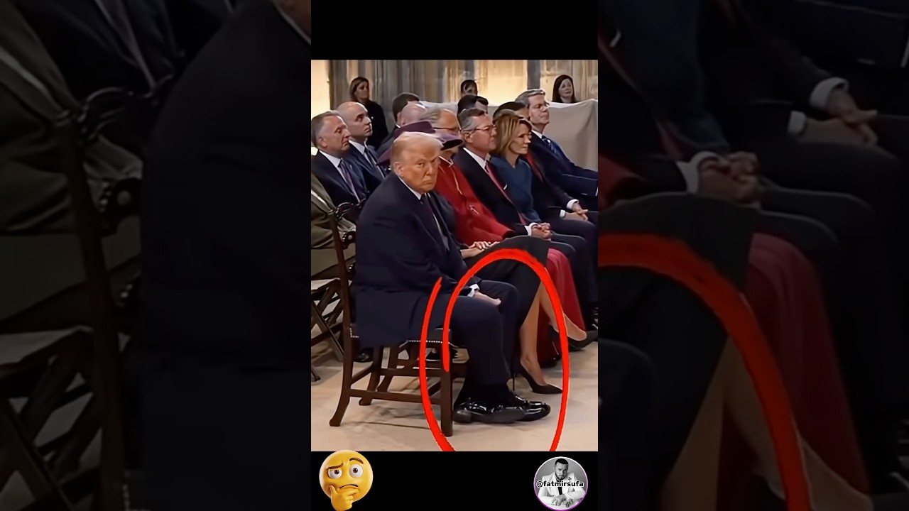 👀 Donald Trump spotted standing in a very unusual way 🤔