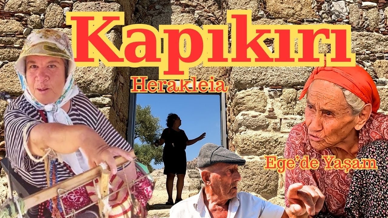 Mugla'da Göl kıyısındaki antik ķöy  #milas #kapıkırı