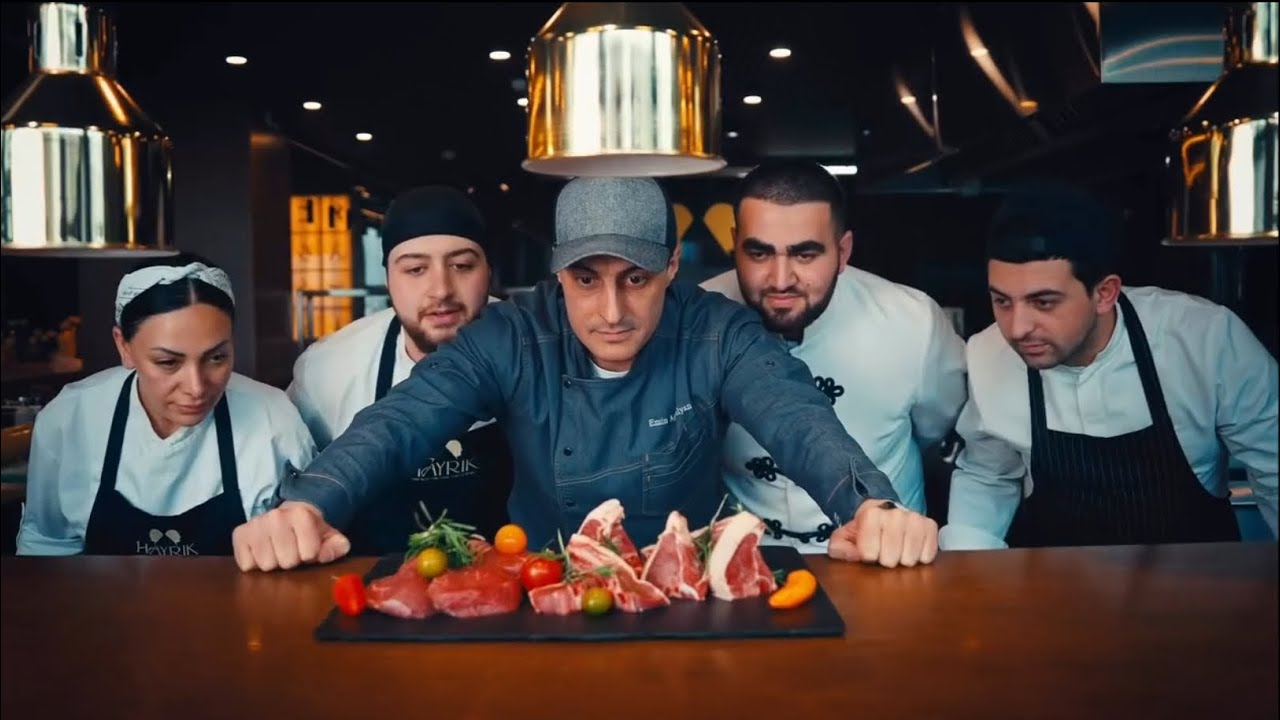 Hayrik runs an exclusive kitchen… and a fun one