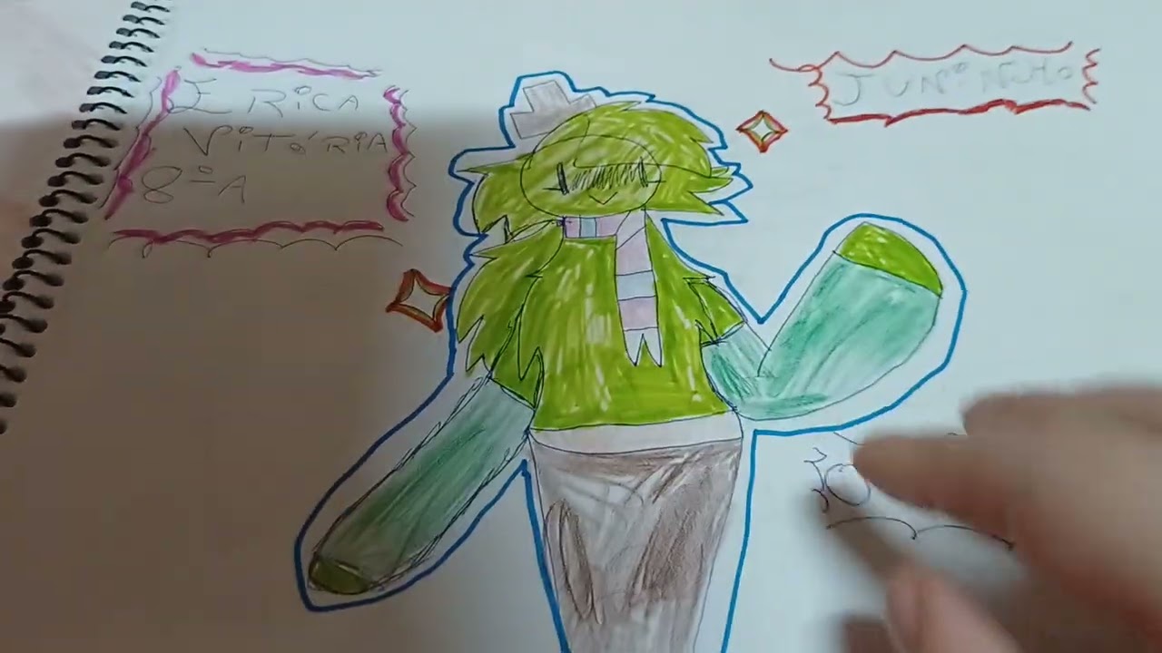 ✨️☆//Mostrando meus desenhos no meu sketchbook para vcs parte 2//☆✨️