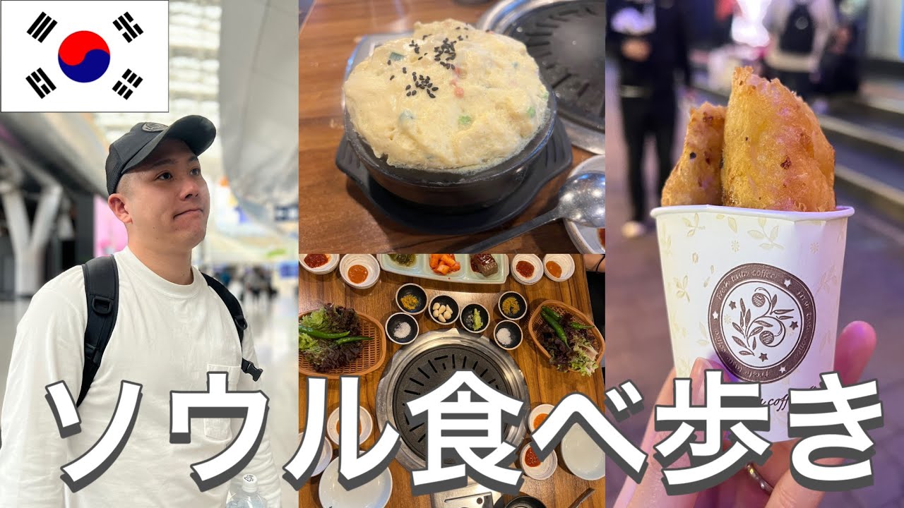 【韓国Day1】成田空港泊からソウルへ🇰🇷/8泊9日/明洞/サムギョプサル/NANTA