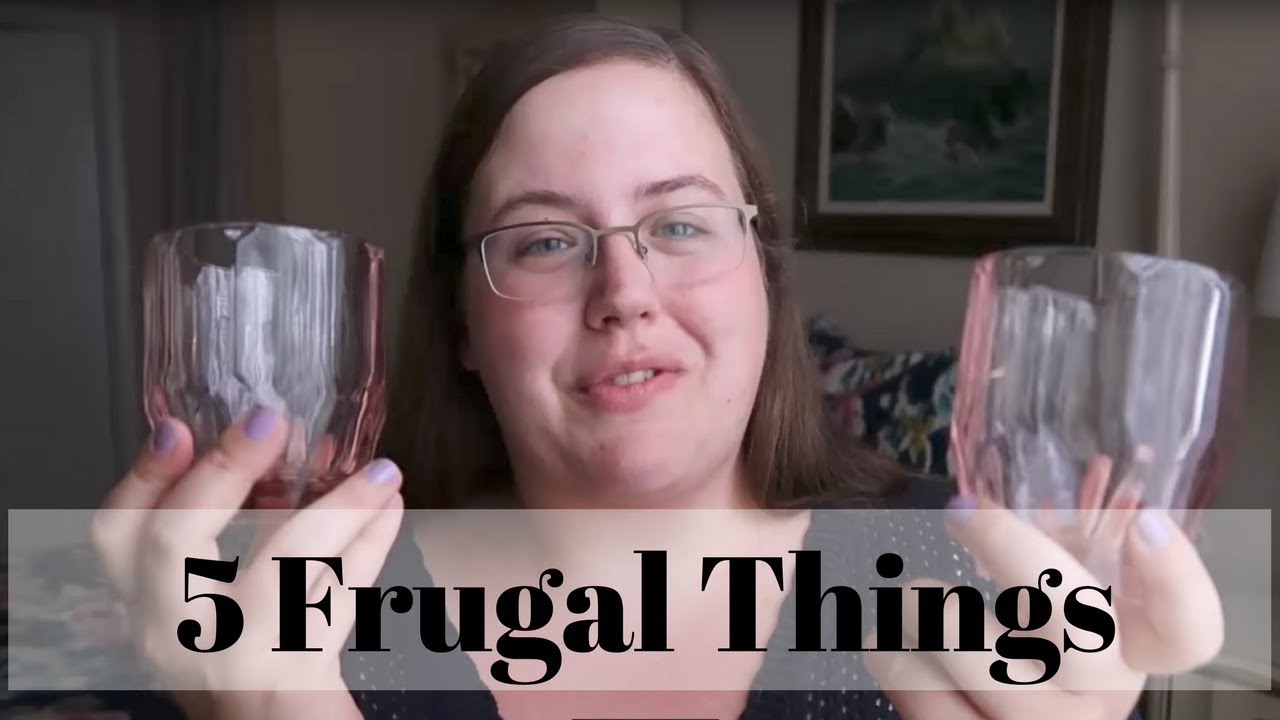 5 Frugal Things & One I Probably Shouldn't Admit