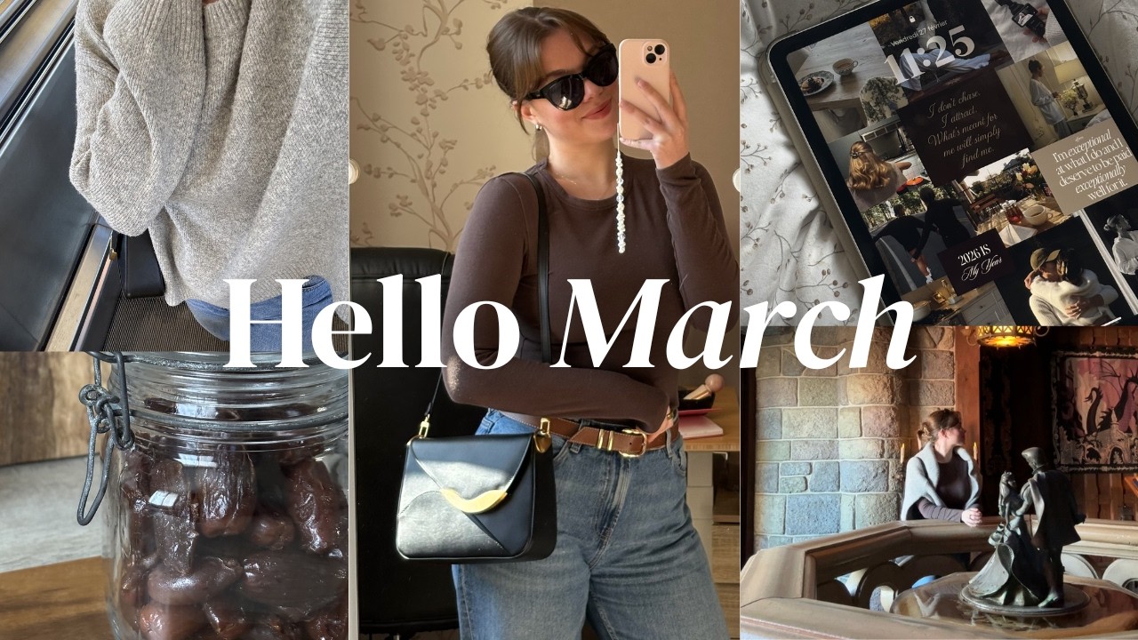 HELLO MARCH | *reset* de printemps, solo date, vision board, snack healthy, ET PLUS