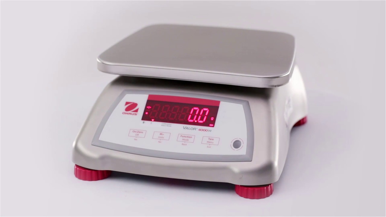 OHAUS Valor 2000 and Valor 4000 Food Scales: Features (EN)