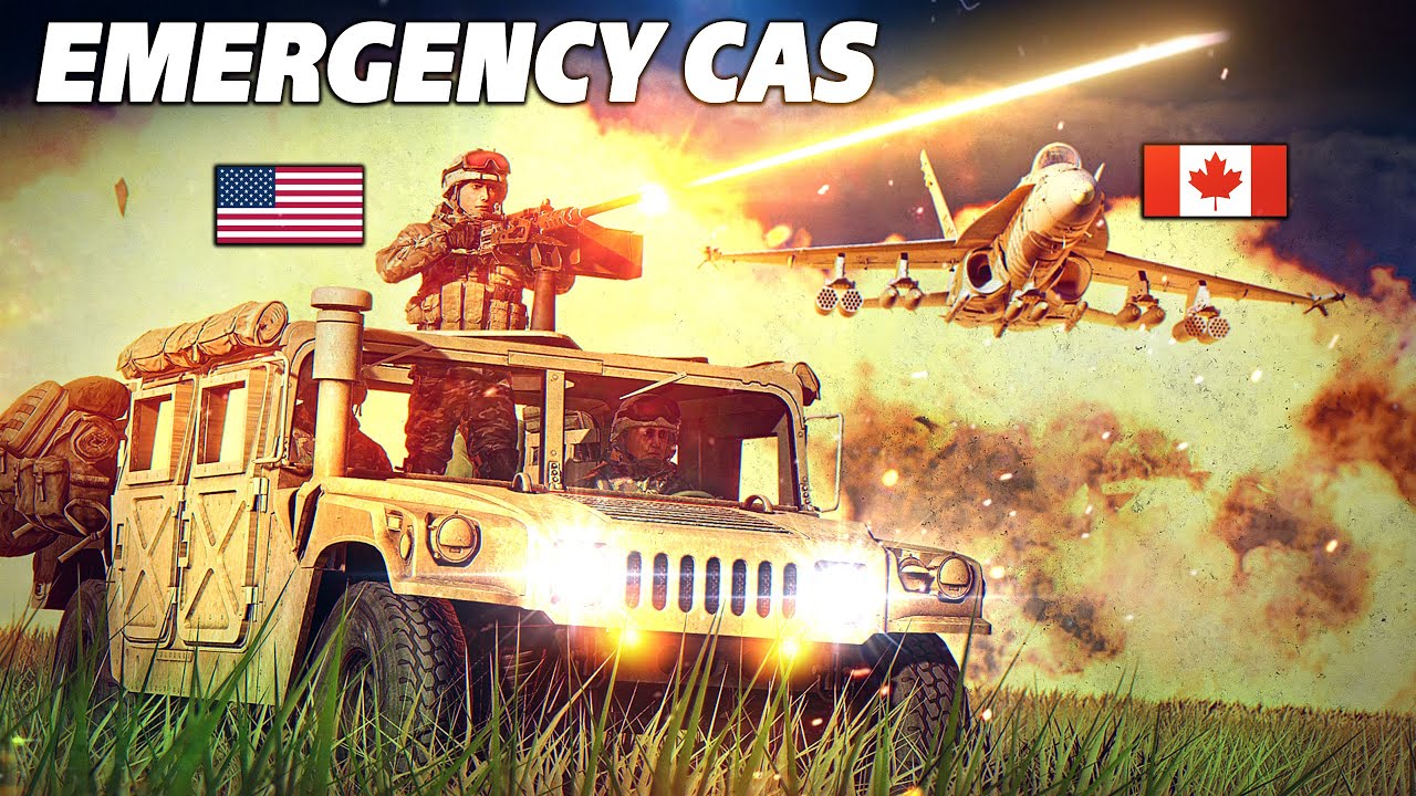 Демонстрация силы Emergency CAS | CF-188A Hornet | Цифровой боевой симулятор | DCS |