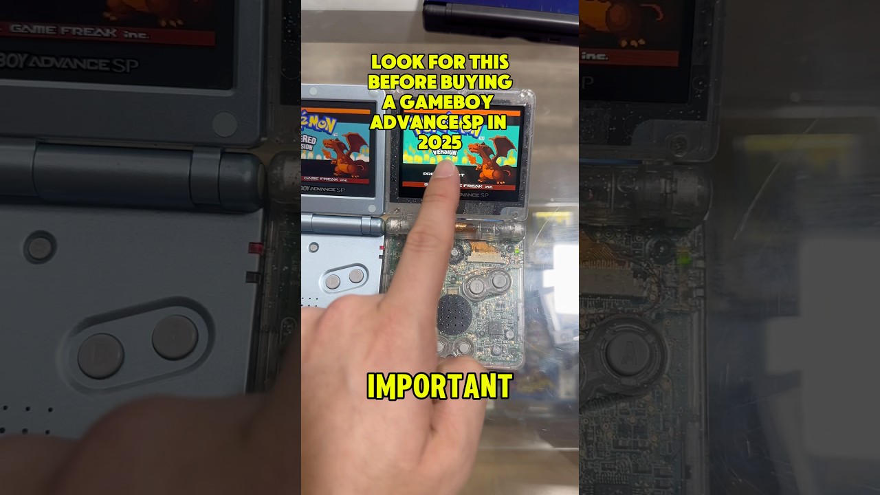 Обратите внимание на это, прежде чем покупать Gameboy Advance SP в 2025 году.