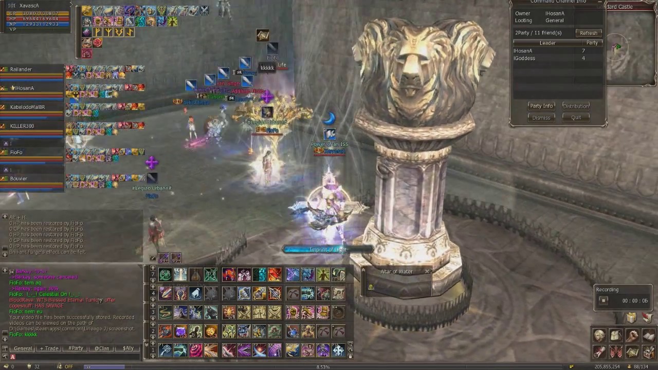 Lineage 2 Chronos Server Siege Goddard Clan Ironsoul