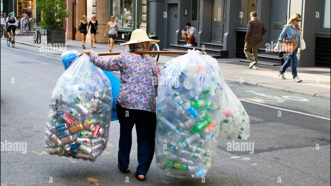 How Plastic Bottles Are Collected & Sold in USA /  Chinese Community 