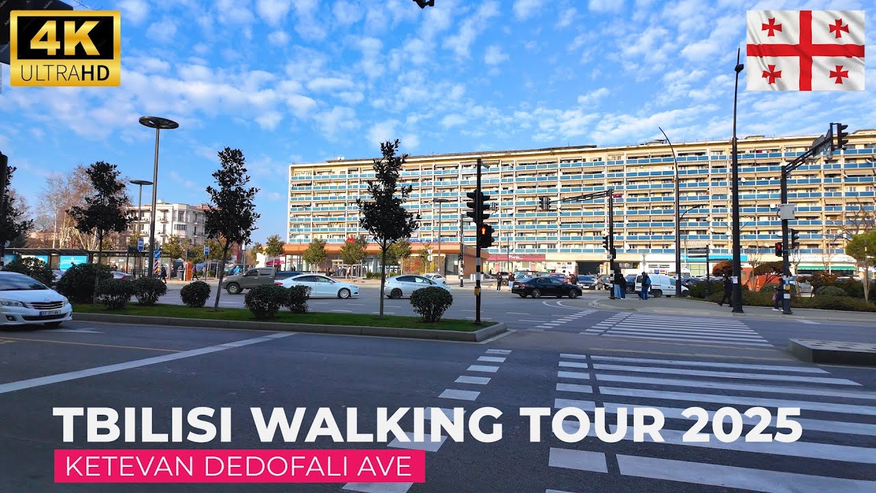 【4K】Tbilisi, Georgia Walking Tour 2025 | Ketevan Dedofali Avenue & Avlabari District