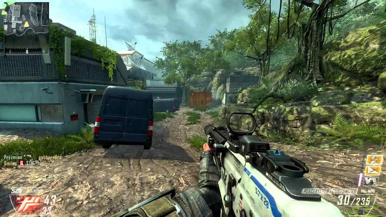 CoD BO2 PC: PeaceKeeper & FiveSeven Nuclear on Drone Map - Team Deathmatch 44-1