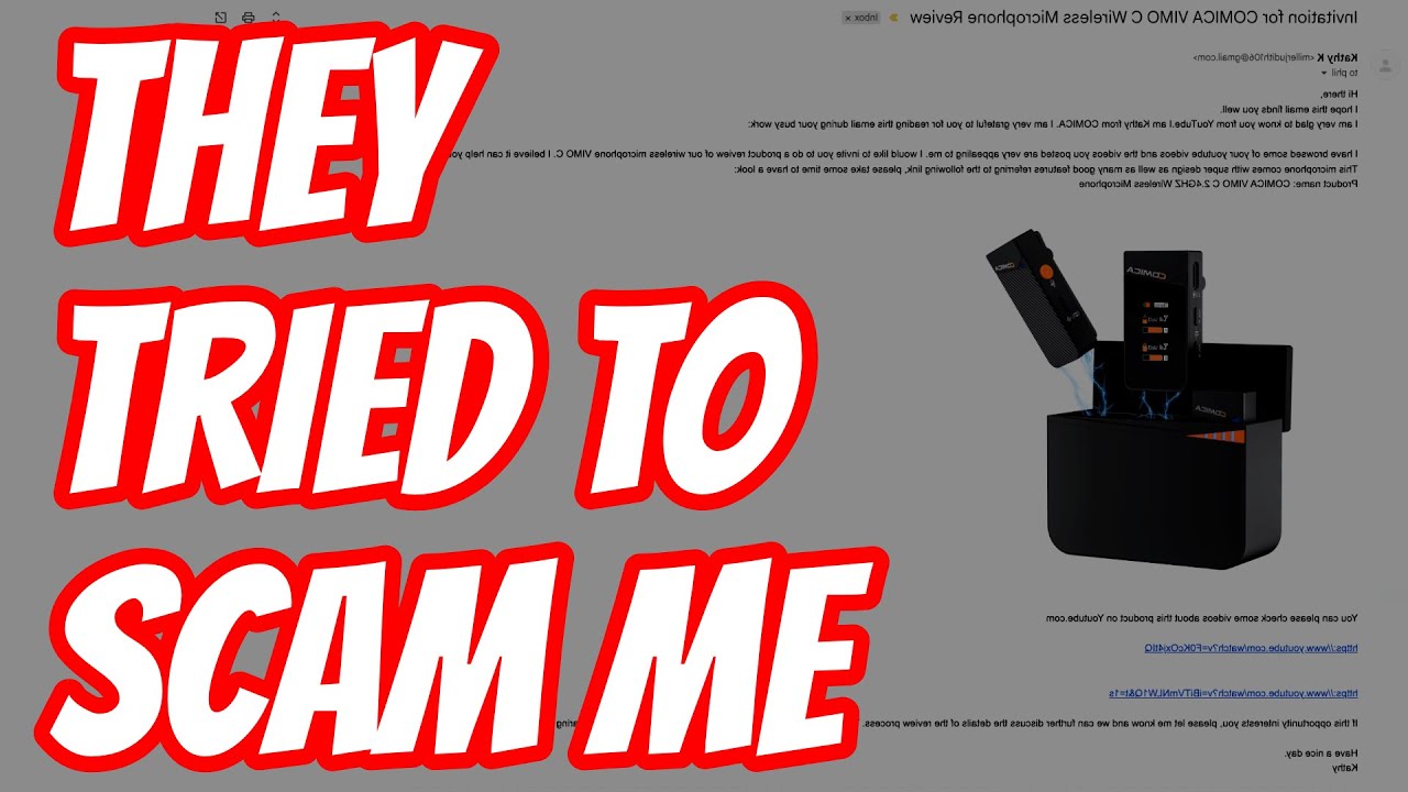 Scammers use fake gear reviews as bait.