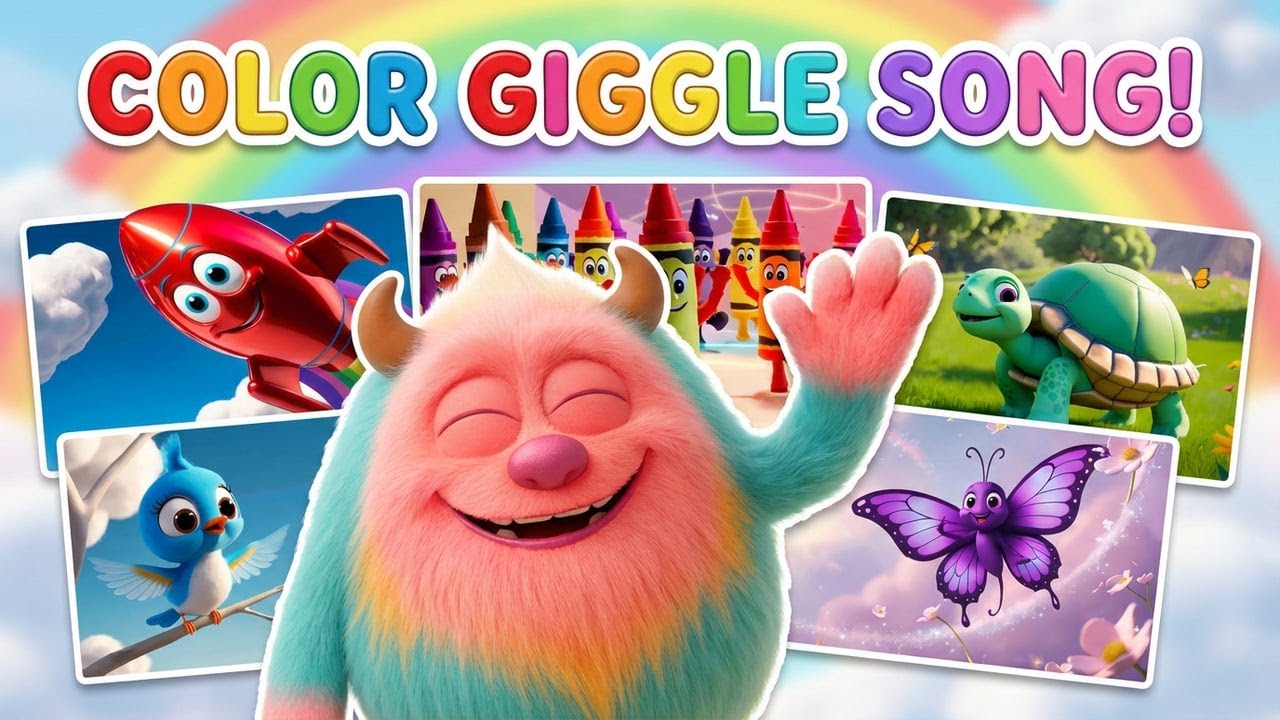 Color Song 🌈 Sing, Move & Giggle!