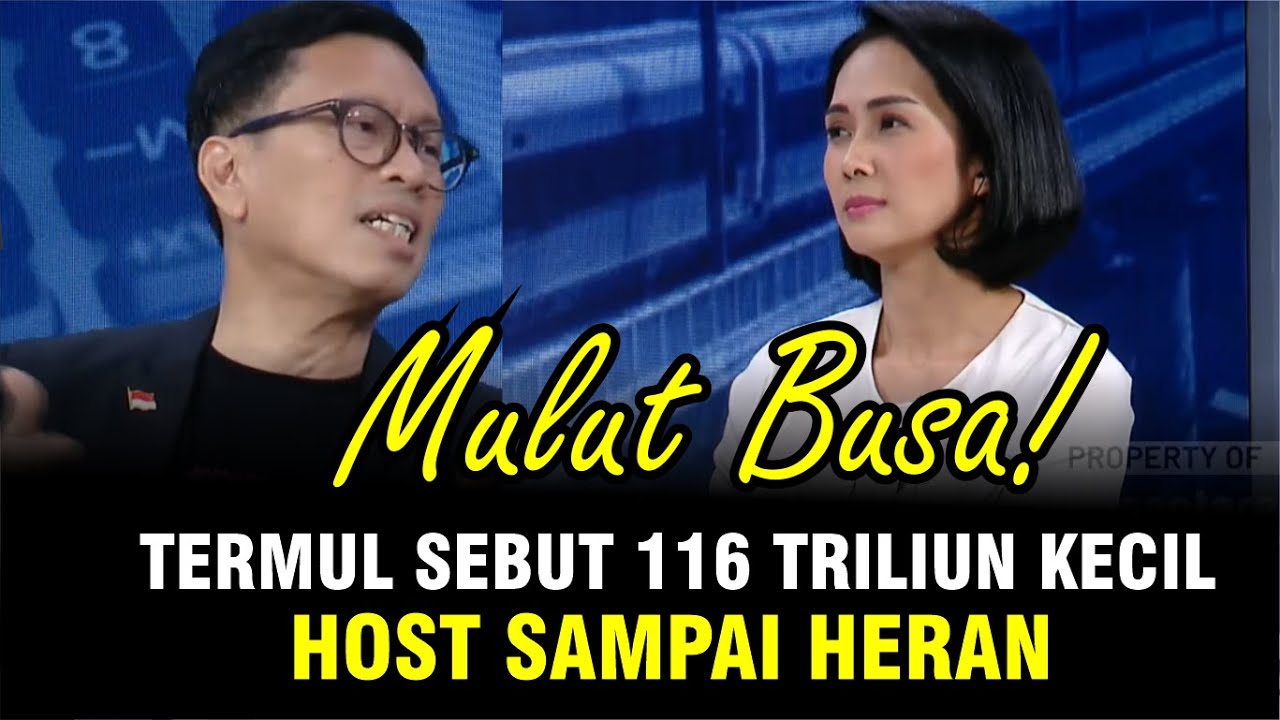 HOST SAMPAI HERAN! TERMUL PEDE SEBUT 116 HUTANG KECIL