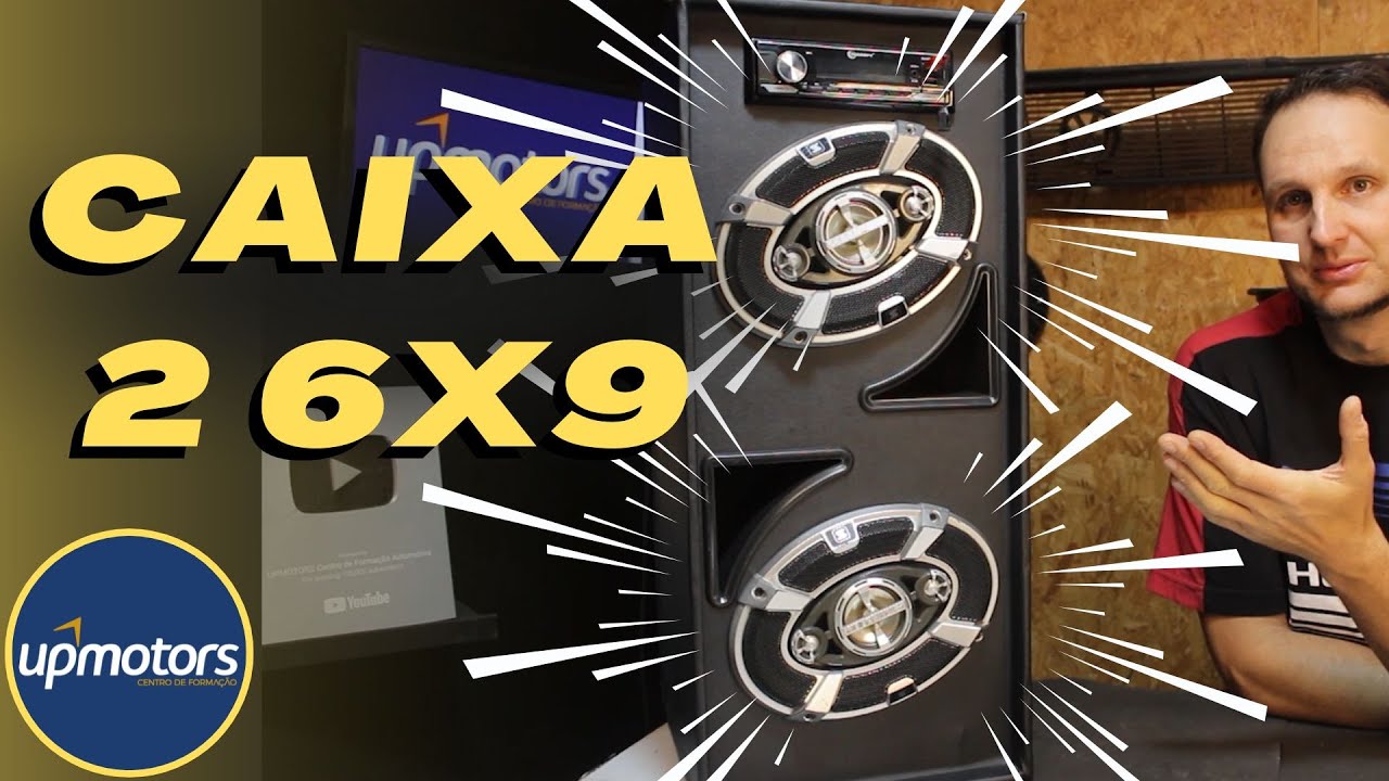 CAIXA pra GRAVE com FALANTE 6x9 Projeto Completo ; UPMOTORS