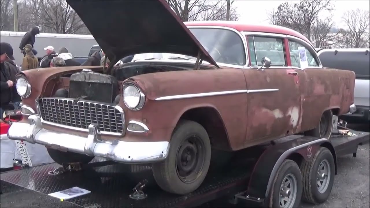 1955 Chevy Sedan Rusted Project Dreamgoatinc Classic Video Hot Rods and Customs