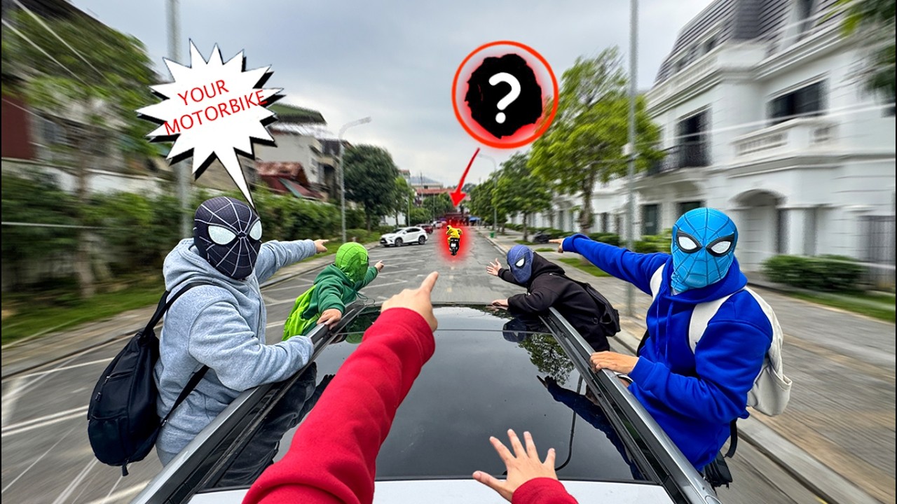 Who Stole White Spider's Motorbike ?? | Hey All Spider-Man , HELP HIM! ( Investigate Action POV )