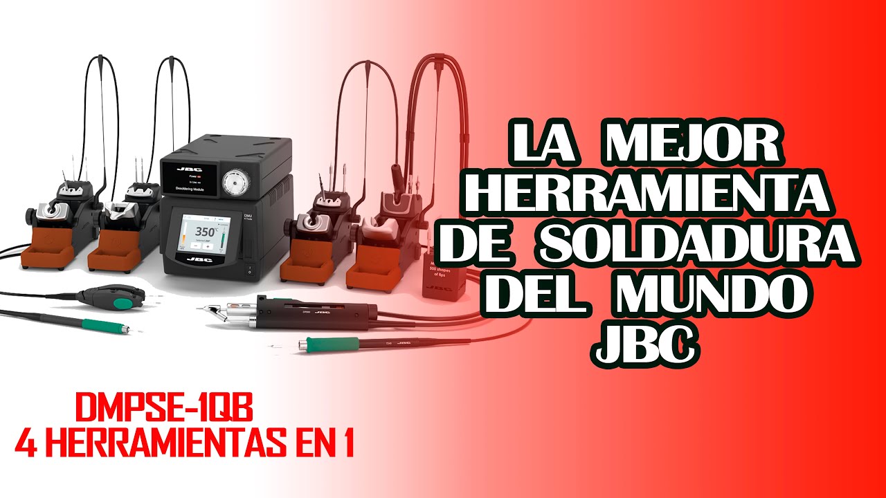 🔥 JBC LA  MEJOR estación  4 en 1 de CAUTIN para SOLDAR /DESOLDAR   DMPSE-1QB