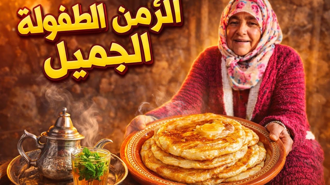 الذكريات ديال الطفولة 🌞 | ماما كطيّب فـ الركّاك بزبدة وعسل وأتاي بالنعناع😯