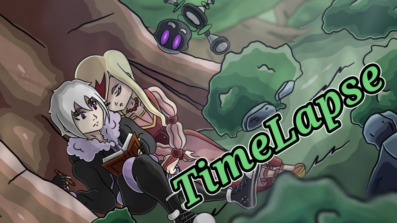 Forest of Reflection. Illustration TimeLapse