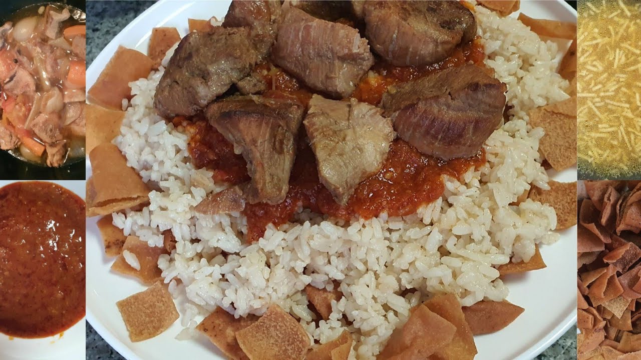 Best Egyptian Fattah Recipe | طريقه عمل فته اللحم المصريه
