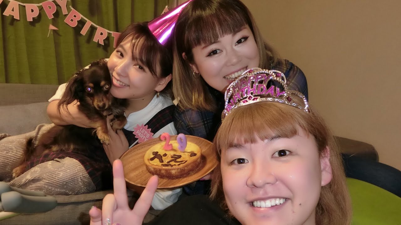 【ぺえ&しおり&野呂】野呂鍋をふるまってぺえちゃんのお誕生日会🎂