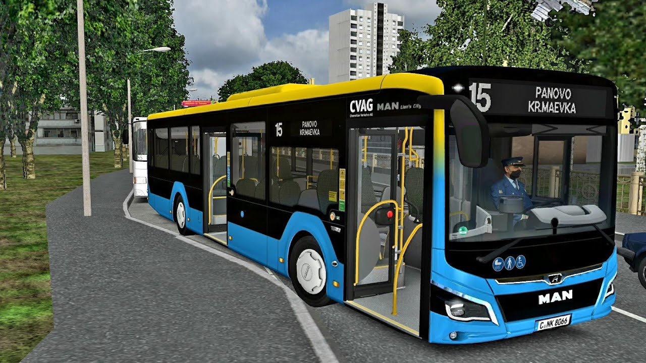 Кострома🇷🇺 Автобус MAN Stadtbus New Lion's City - Add On - OMSI 2