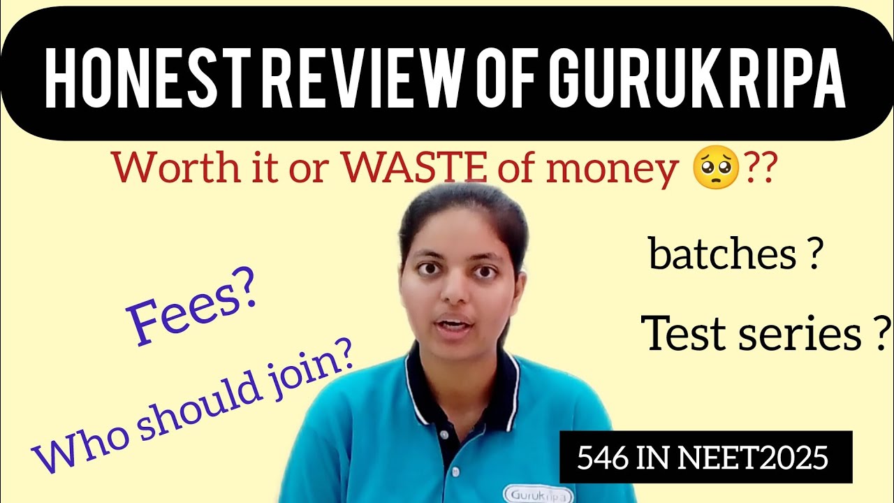 HONEST REVIEW OF GURUKRIPA SIKAR 😮 MUST WATCH BEFORE JOINING #gurukripa #sikar  #neet2026