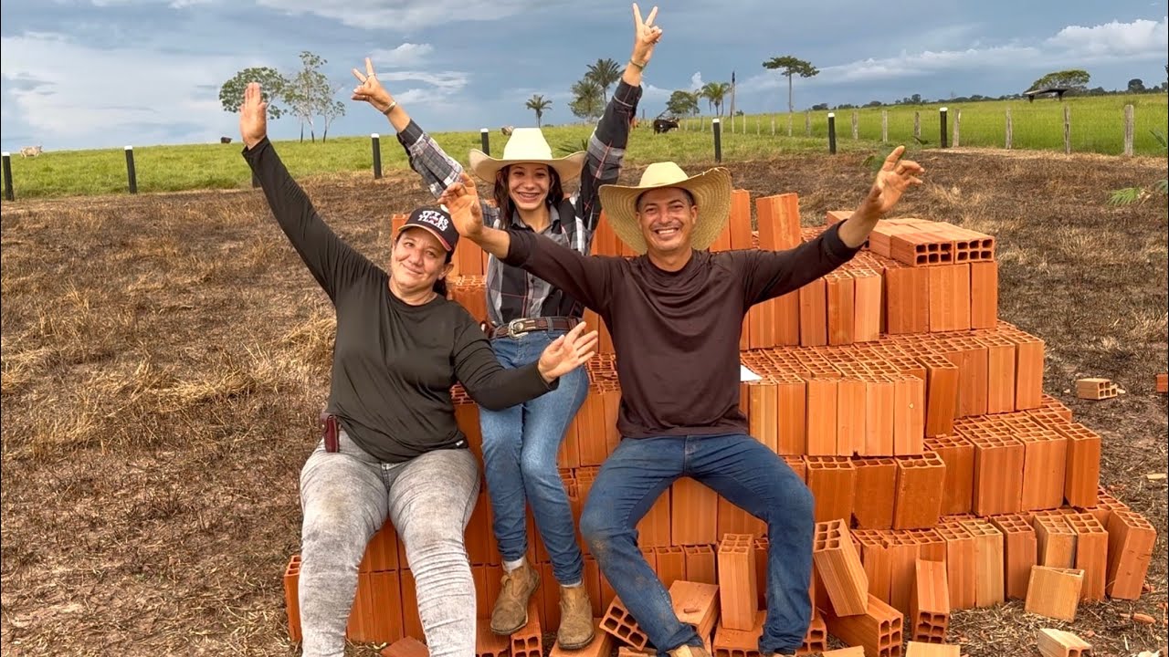 REALIZAÇÃO DE UM GRANDE SONHO VAMOS CONSTRUIR NOSSA TÃO SONHADA CASA NO SÍTIO 