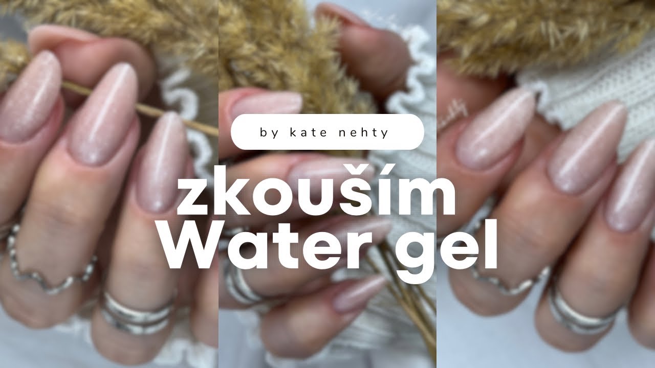 Můj totální fail s Water Gel od The Great 🙈😁 salonní mandle na šablonu | Kate nehty