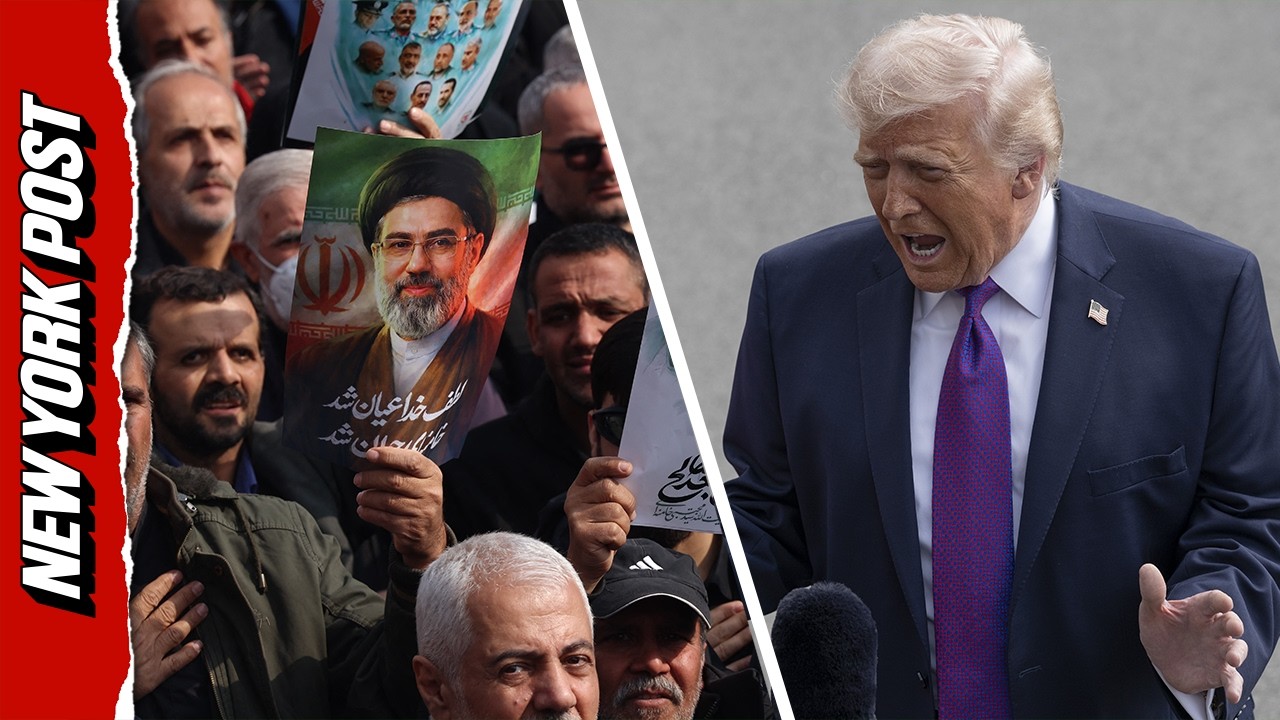 Журналист спрашивает Трампа, может ли он объявить о победе в Иране, если у власти находится сын Х...